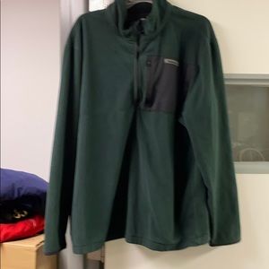 Forest Green velour Timberland jacket